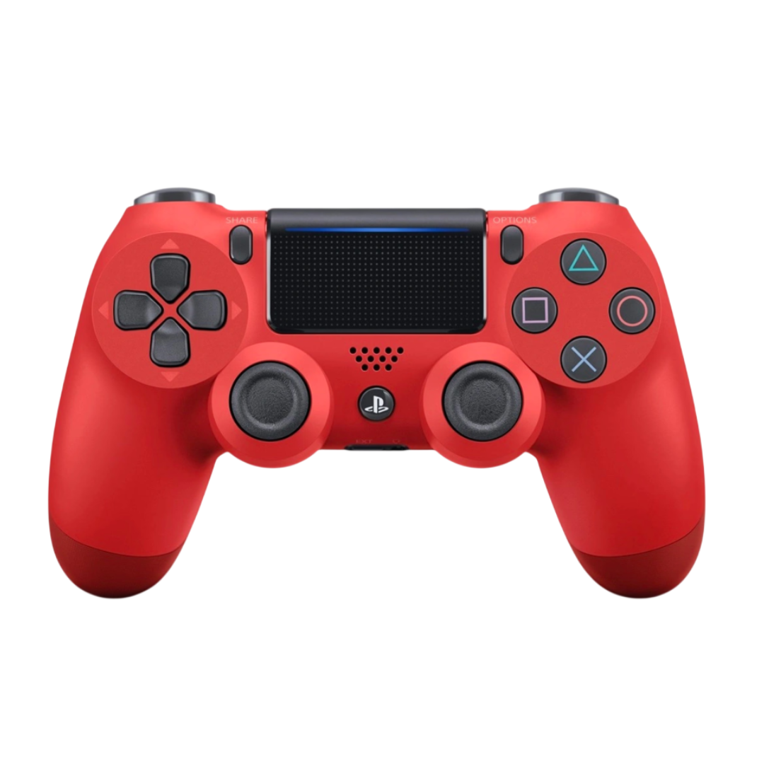 DualShock 4 ovladač – červený